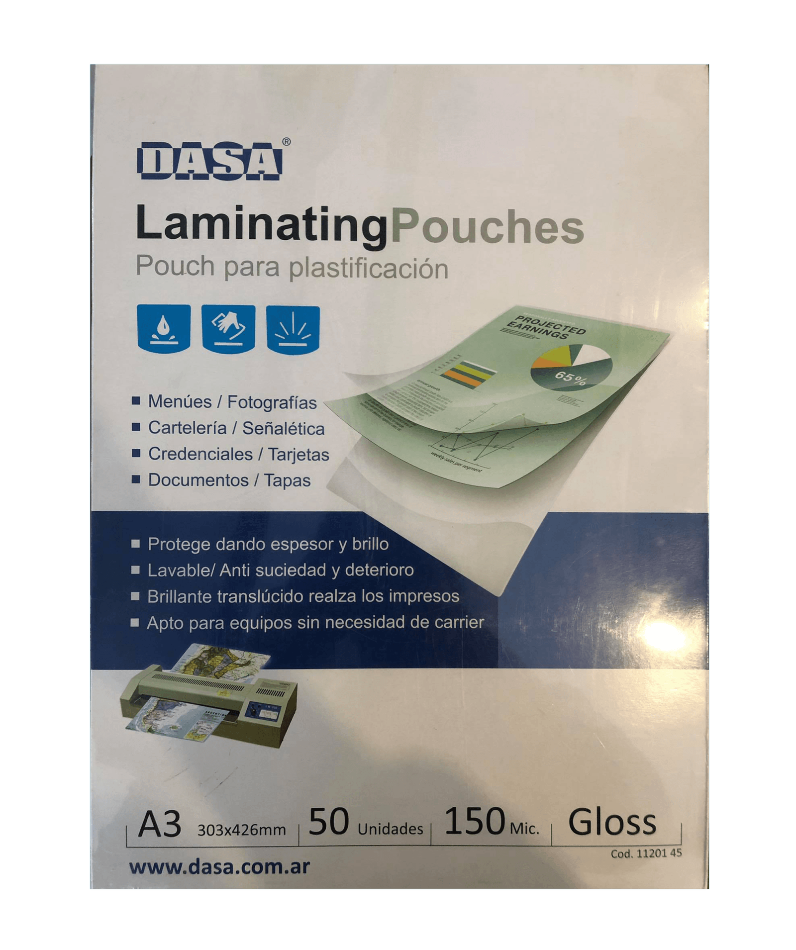Pouch para Plastificar A3 - Tamaño 303 x 426mm